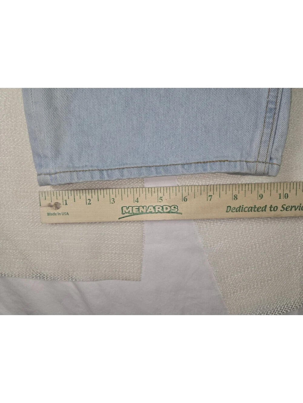 Vintage 90s Levis 501 Made in USA Denim Shorts Jorts Light Wash Men 34